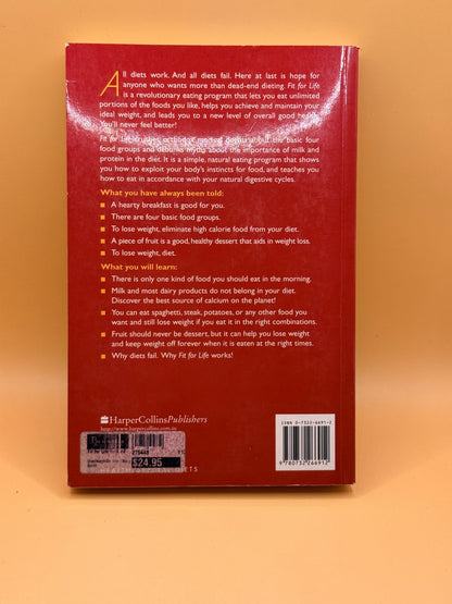 Fit for Life by Harvey and Marilyn Diamond