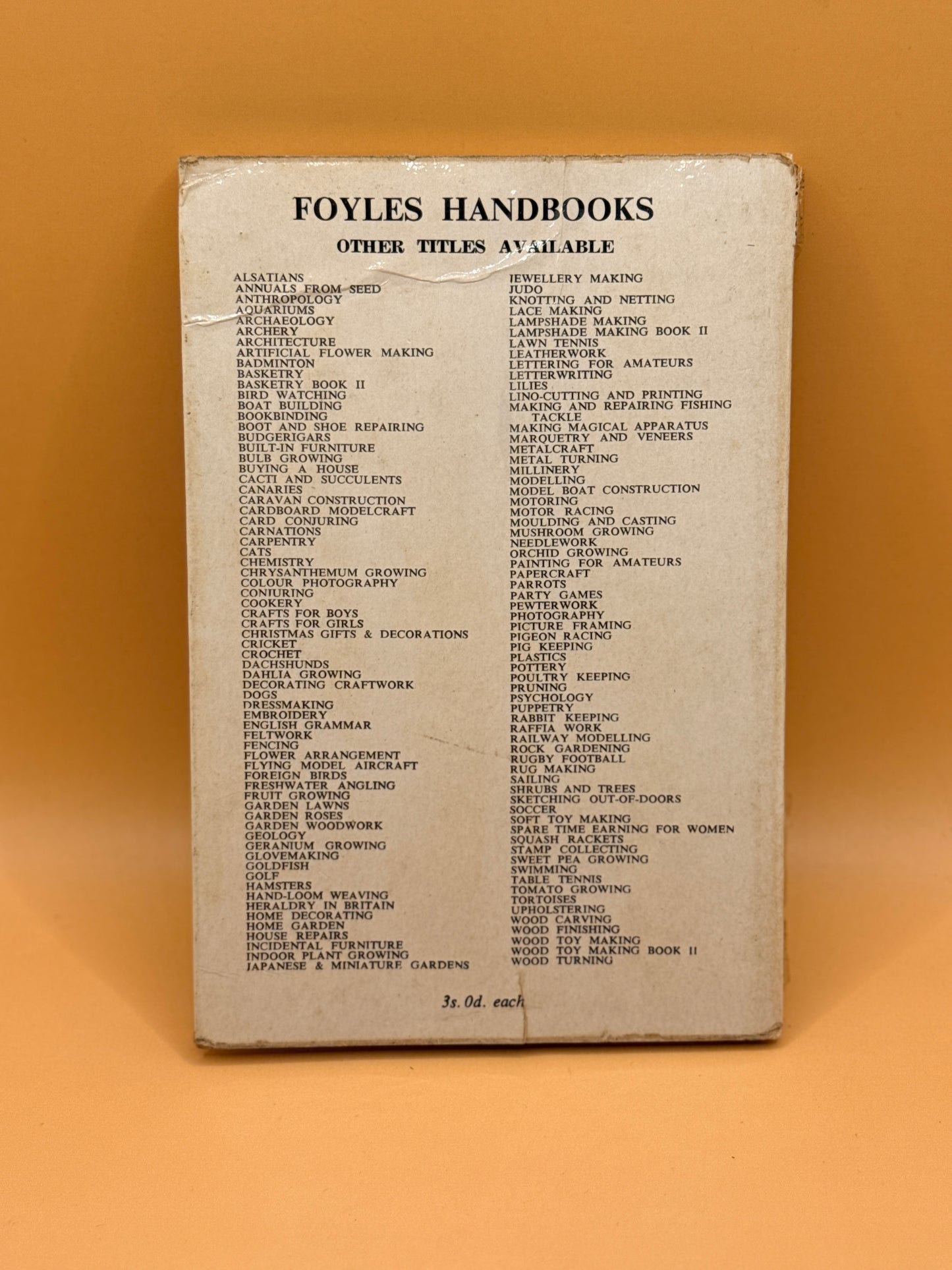 Vintage Foyles Handbook: Poodles by Margaret Rothery Sheldon and Barbara Lockwood (1957)