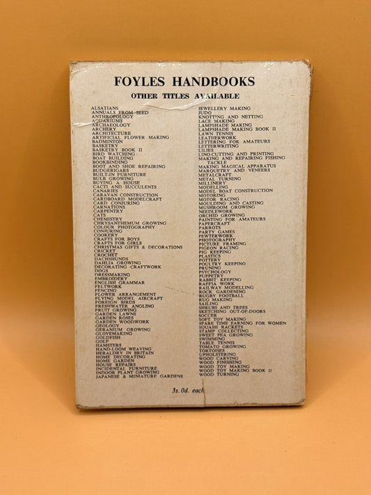 Vintage Foyles Handbook: Poodles by Margaret Rothery Sheldon and Barbara Lockwood (1957)