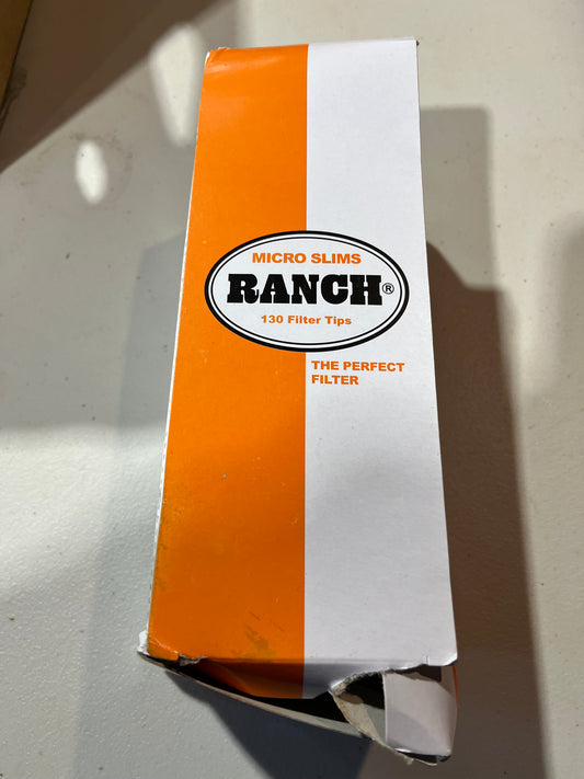 Ranch Micro Slim Filter Tips – 12 Packs of 130