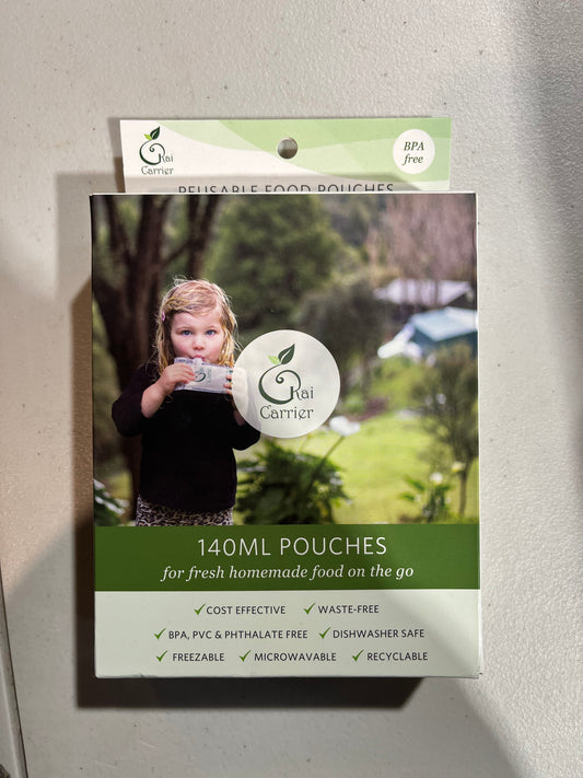 Kai Carrier Reusable Food Pouches 140ml