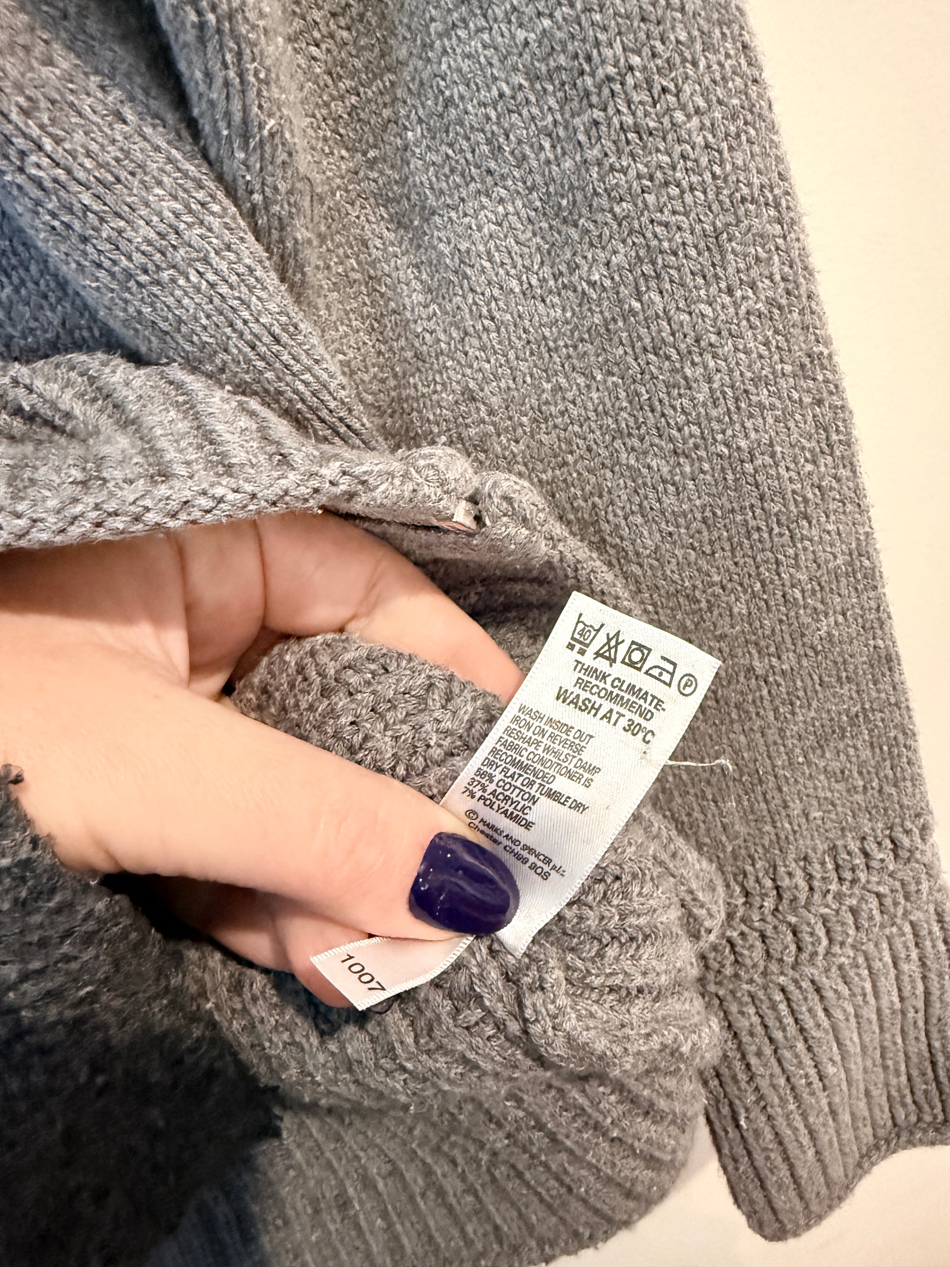 Marks & Spencer Full-zip Cardigan Size 10