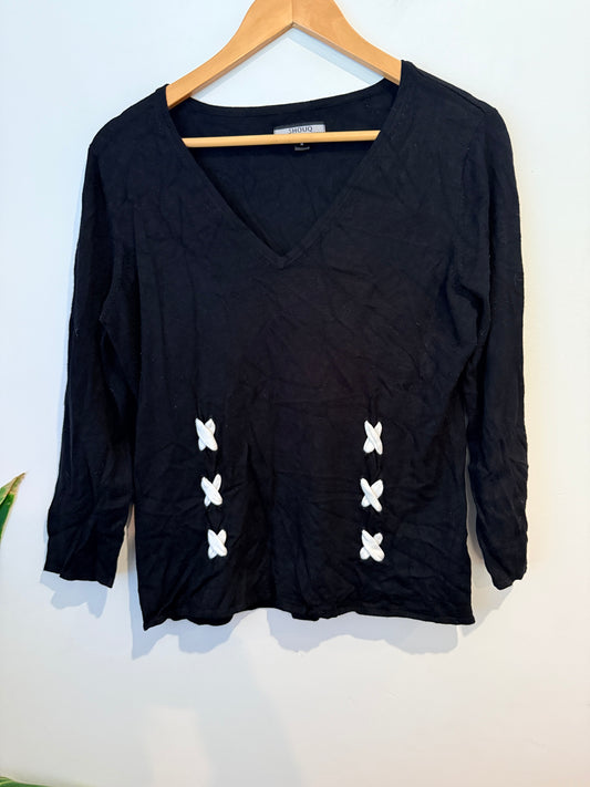 Shouq Long-sleeve Knit Top Size M