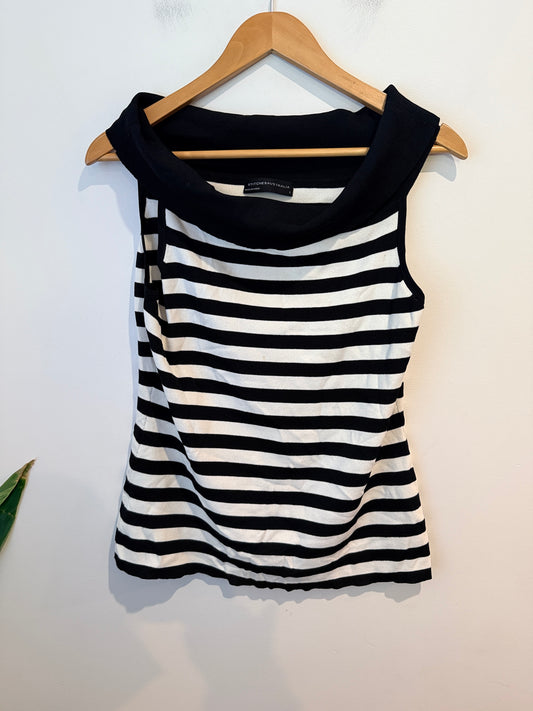 Stitches Australia Striped Knit Top Size L