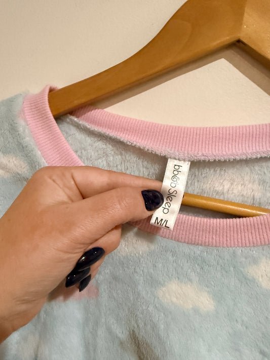 BB&B Sleep Fluffy Loungewear Top Size M/L