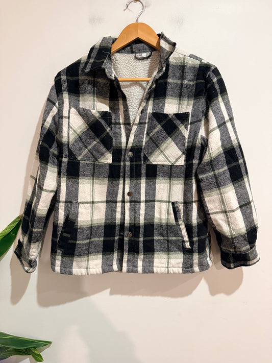 Plaid Flannel Jacke Size U/Arm to U/Arm 49cm