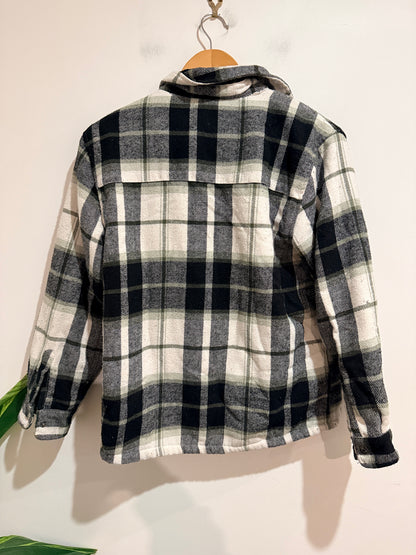 Plaid Flannel Jacke Size U/Arm to U/Arm 49cm