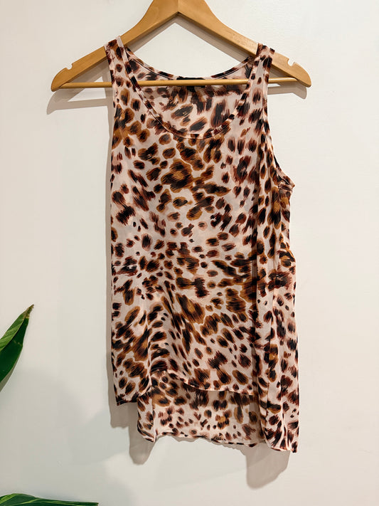 Cotton:on Leopard-print Tank Top Size XS