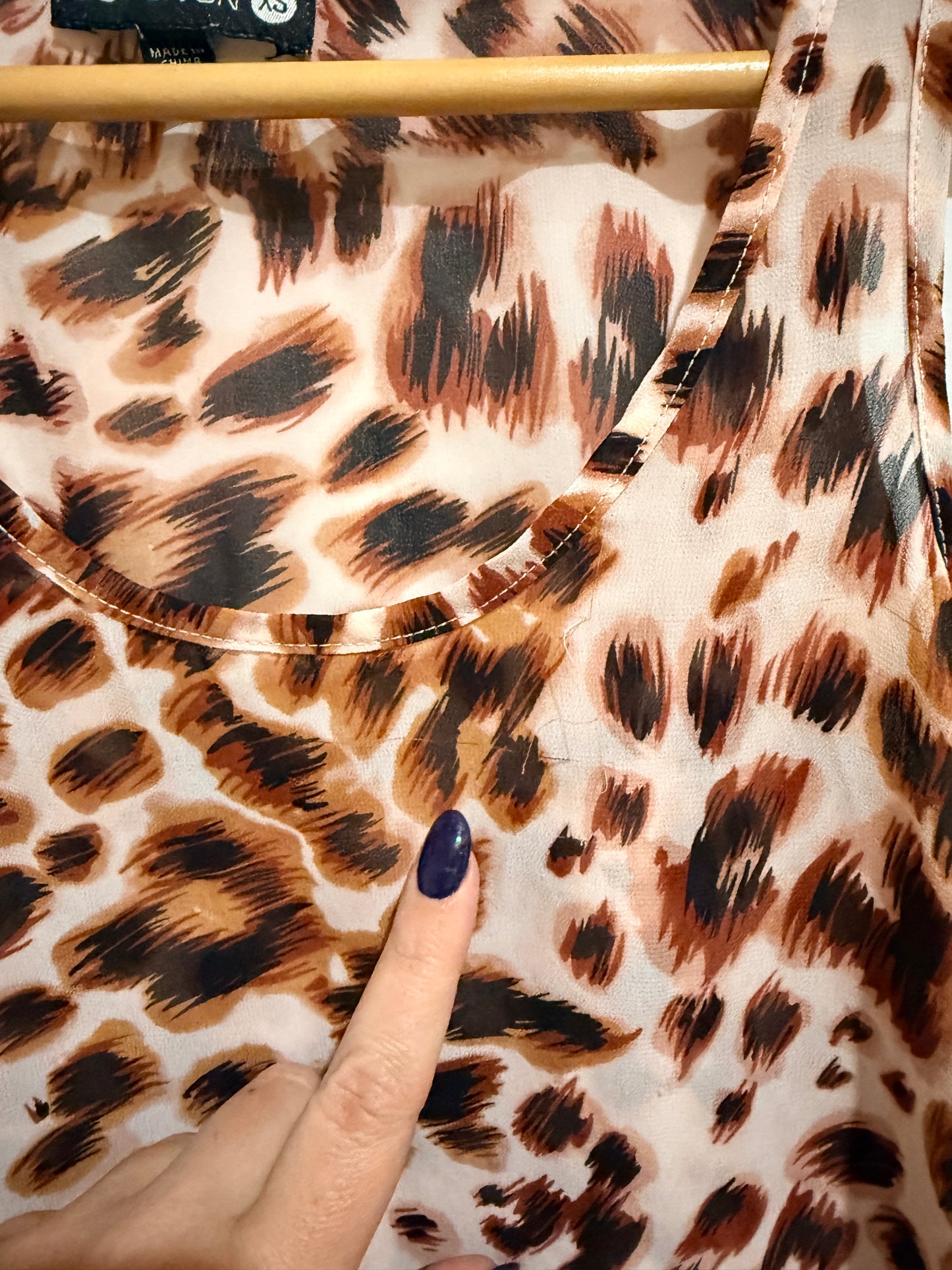 Cotton:on Leopard-print Tank Top Size XS