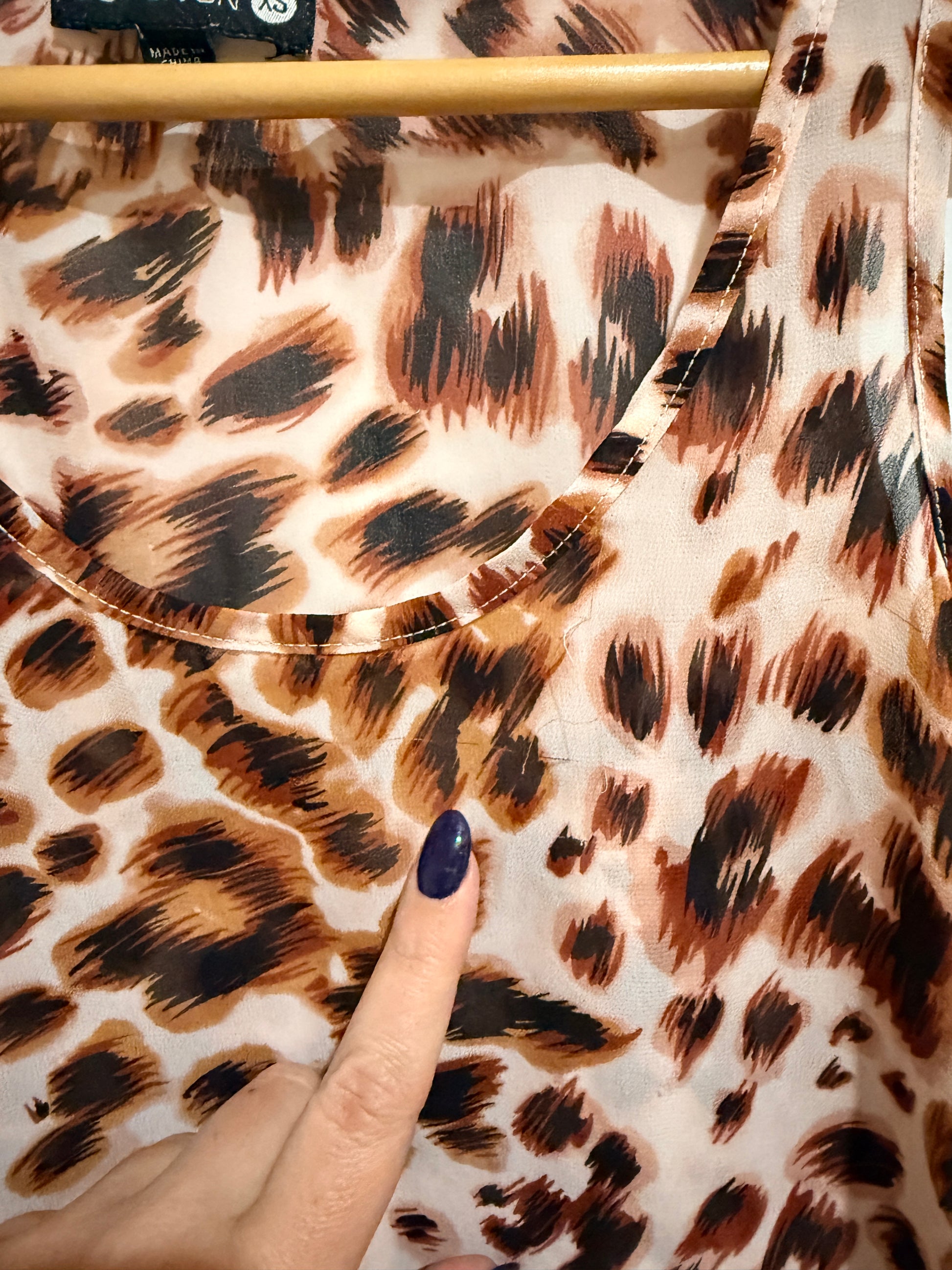 Cotton:on Leopard-print Tank Top Size XS