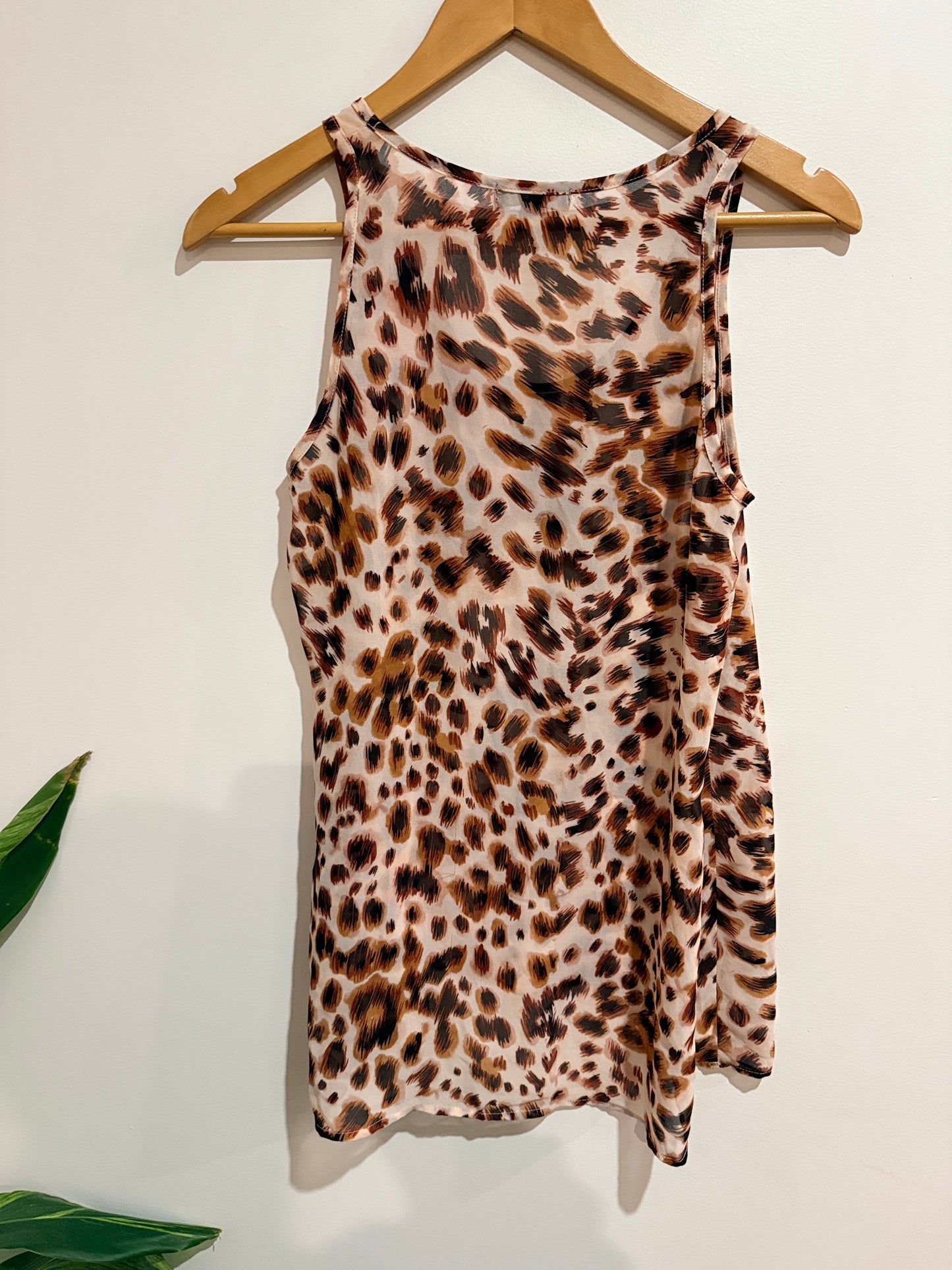 Cotton:on Leopard-print Tank Top Size XS
