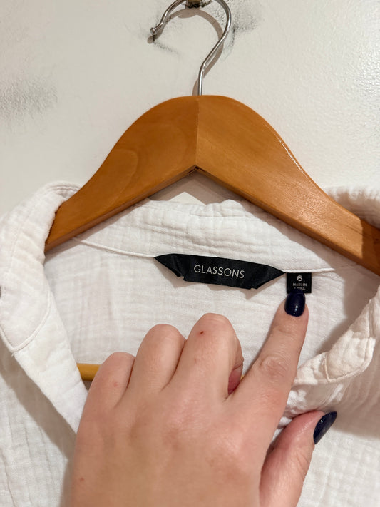 Glassons Tie-waist Top Size 6