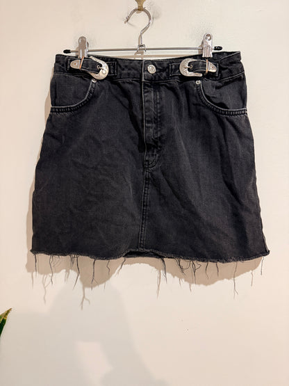 Brand Unknown Denim Mini Skirt Size 12