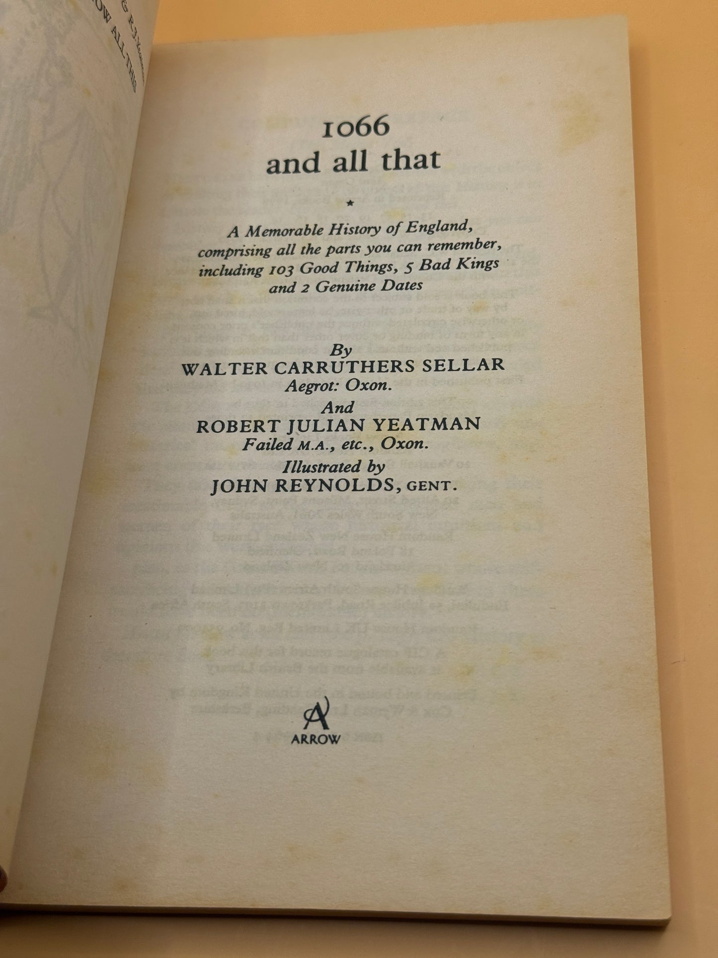 1066 and All That by W. C. Sellar and R. J. Yeatman