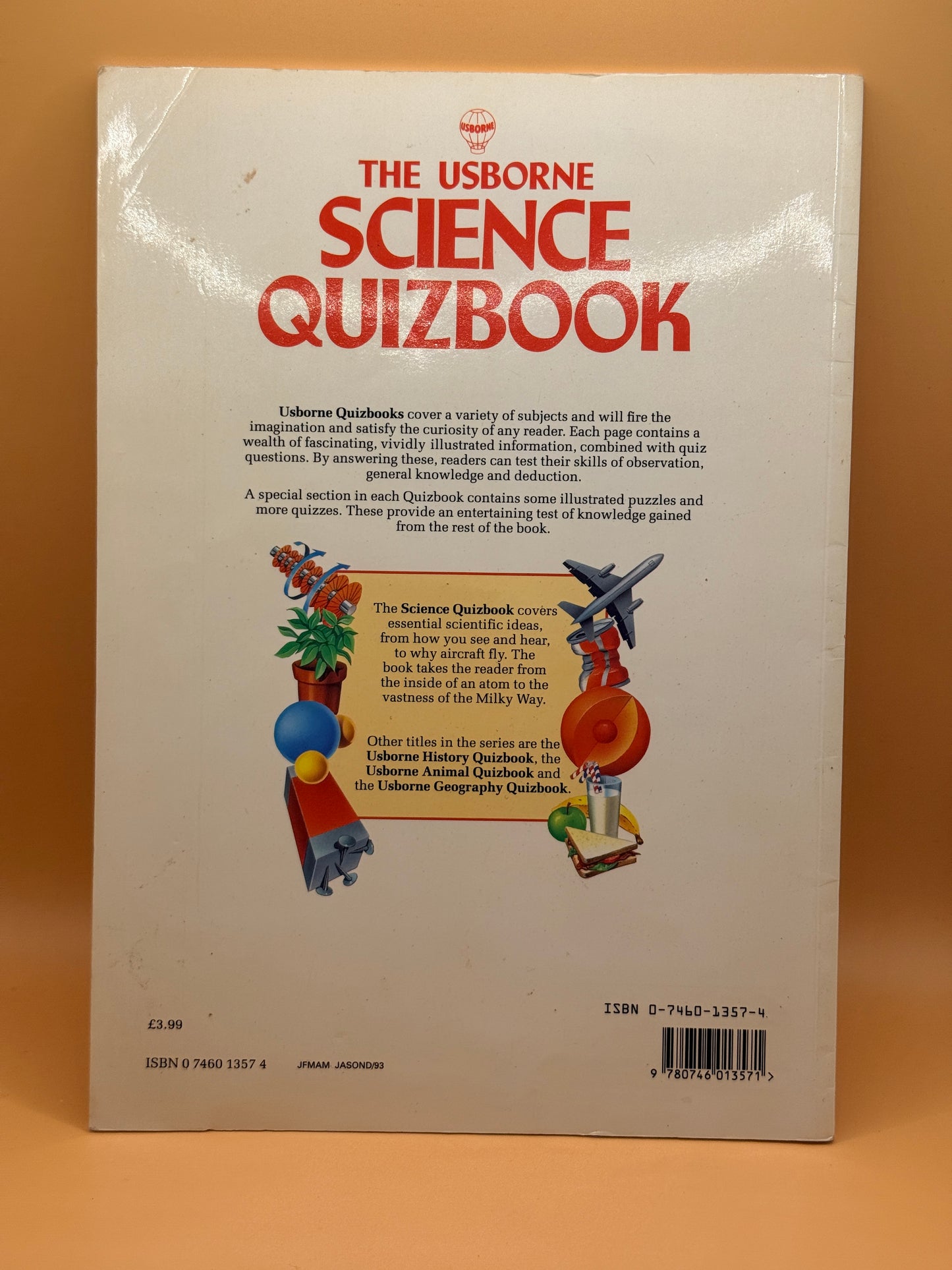 The Usborne Science Quizbook by Paul Dowswell and Marit Claridge