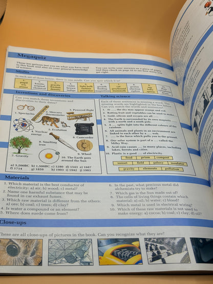 The Usborne Science Quizbook by Paul Dowswell and Marit Claridge