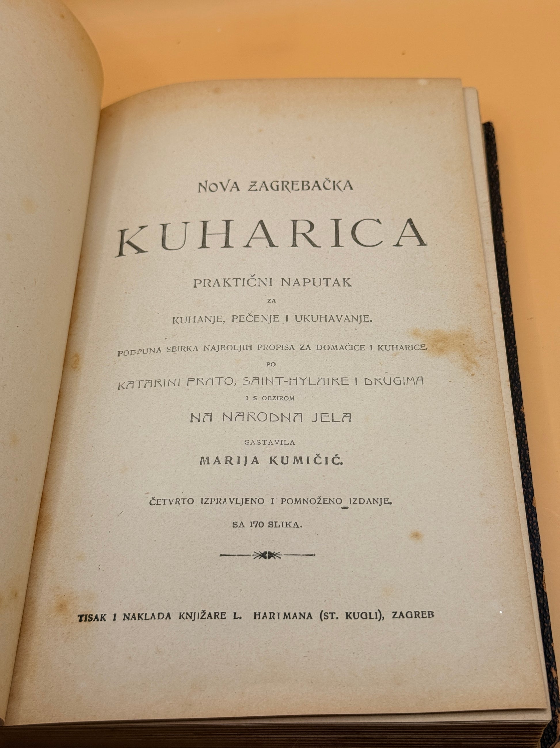 Kuharica by Marija Kumičić - Croatian Language
