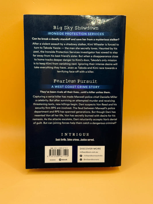 Mills & Boon: Big Sky Showdown by Juno Rushdan & Fearless Pursuit by Denise N. Wheatley