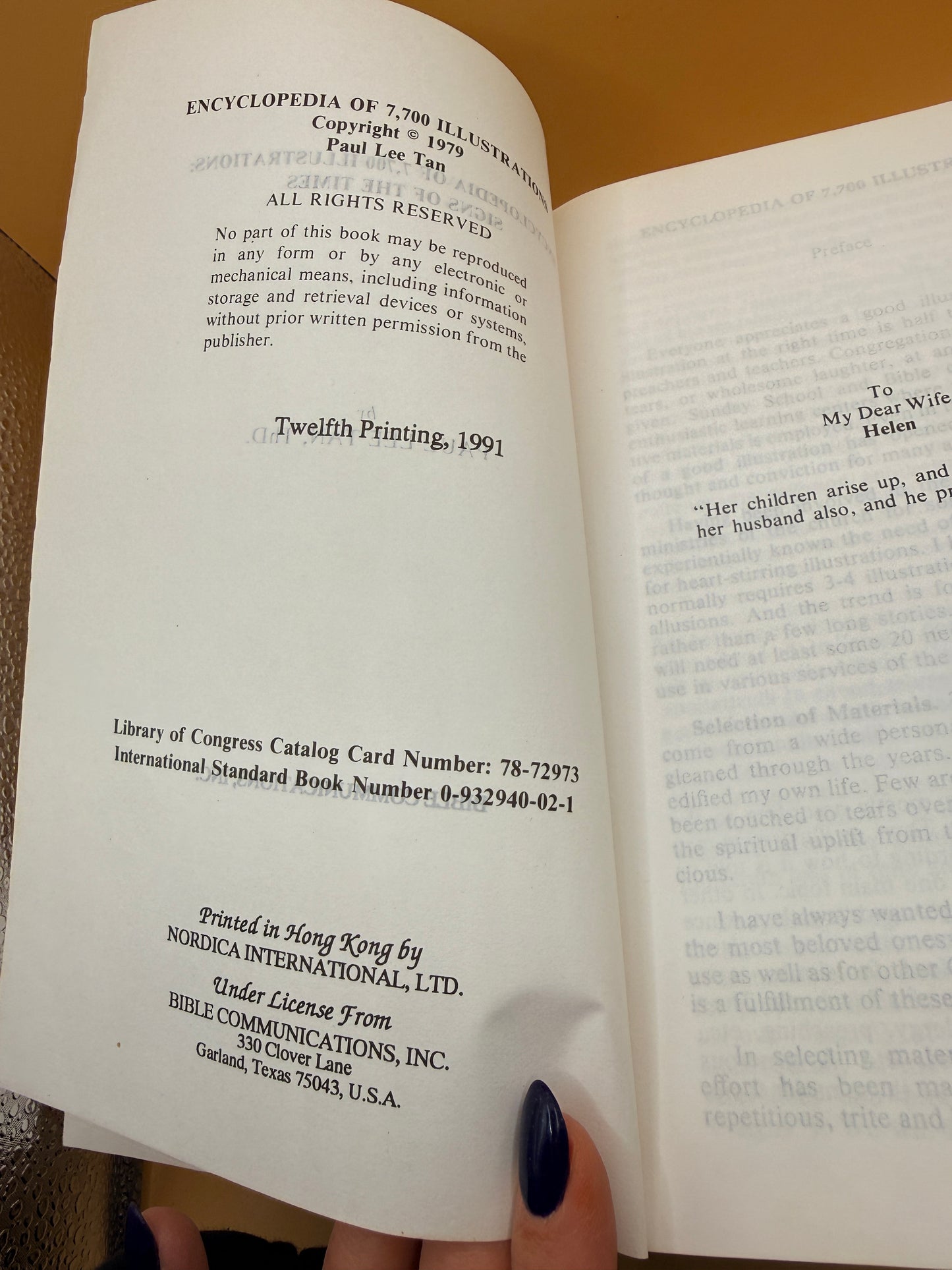 Encyclopedia of 7,700 Illustrations: Signs of the Times by Paul Lee Tan (12th printing 1991)