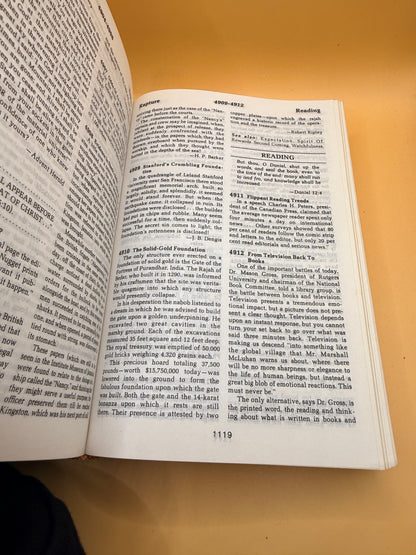 Encyclopedia of 7,700 Illustrations: Signs of the Times by Paul Lee Tan (12th printing 1991)