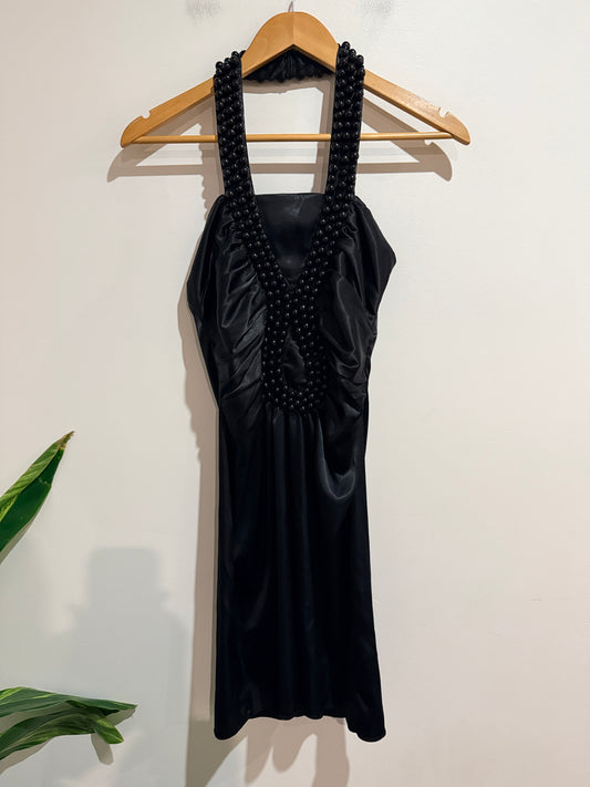Halter Cocktail Dress Size U/Arm to U/Arm 38.5cm