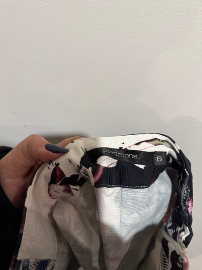 Portmons Floral Mini Skirt Size 6