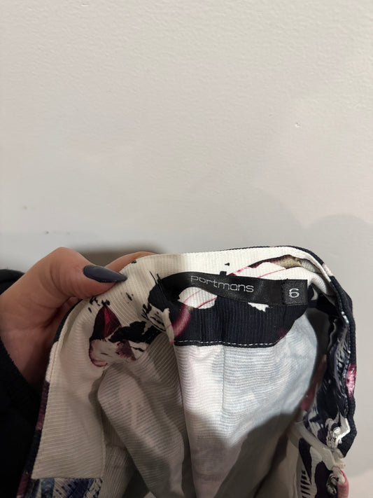 Portmons Floral Mini Skirt Size 6