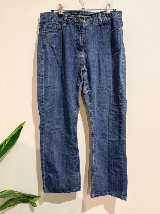 Millers Blue-patterned Jeans Size 10