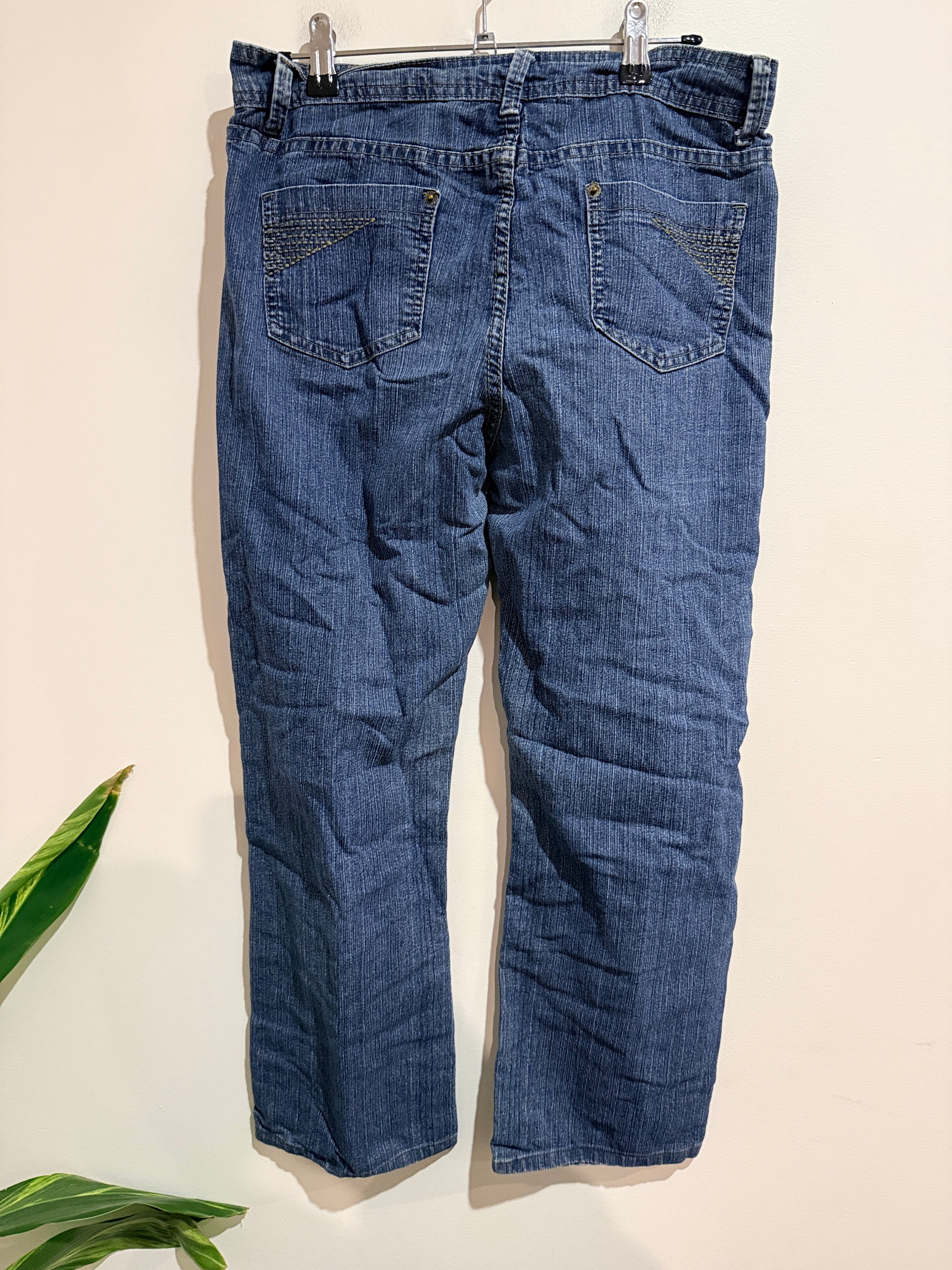 Millers Blue-patterned Jeans Size 10