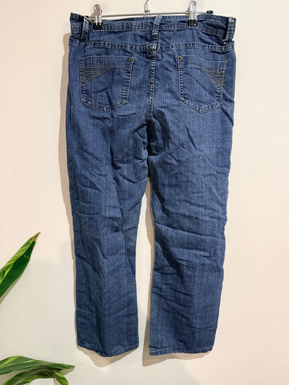 Millers Blue-patterned Jeans Size 10