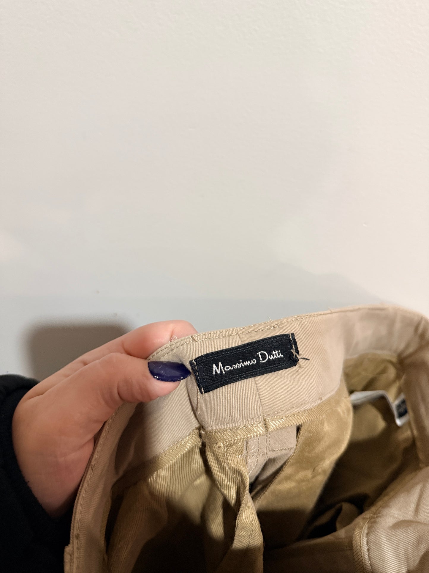 Massimo Dutti Chino-style Trousers Size 36/26 | Waist 72cm