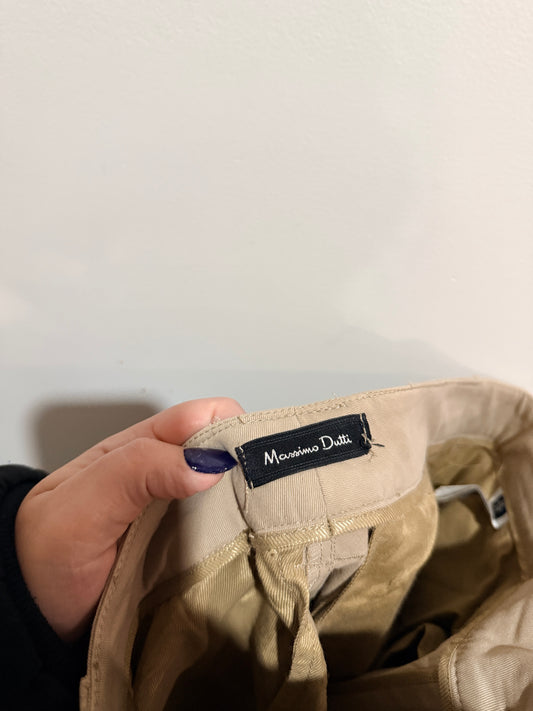Massimo Dutti Chino-style Trousers Size 36/26 | Waist 72cm