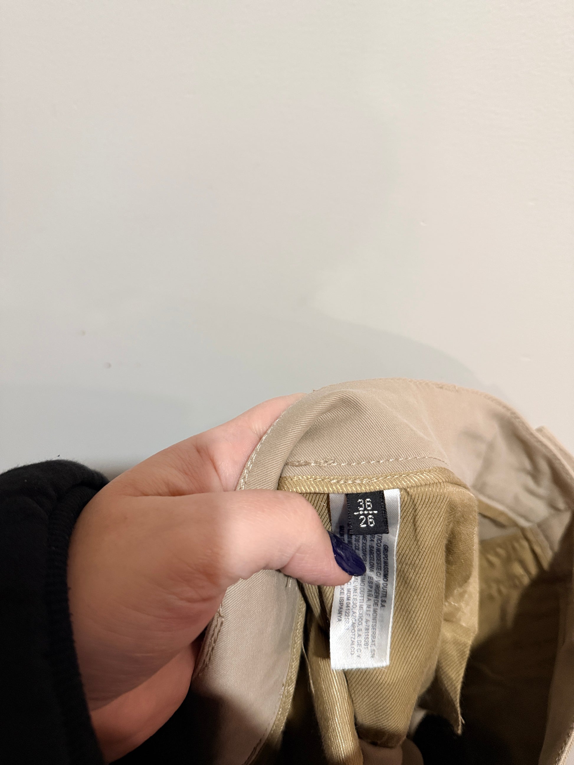 Massimo Dutti Chino-style Trousers Size 36/26 | Waist 72cm