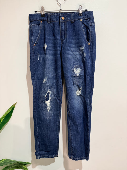 Chic A Bootu Distressed Denim Jeans Size 8