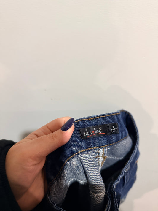 Chic A Bootu Distressed Denim Jeans Size 8