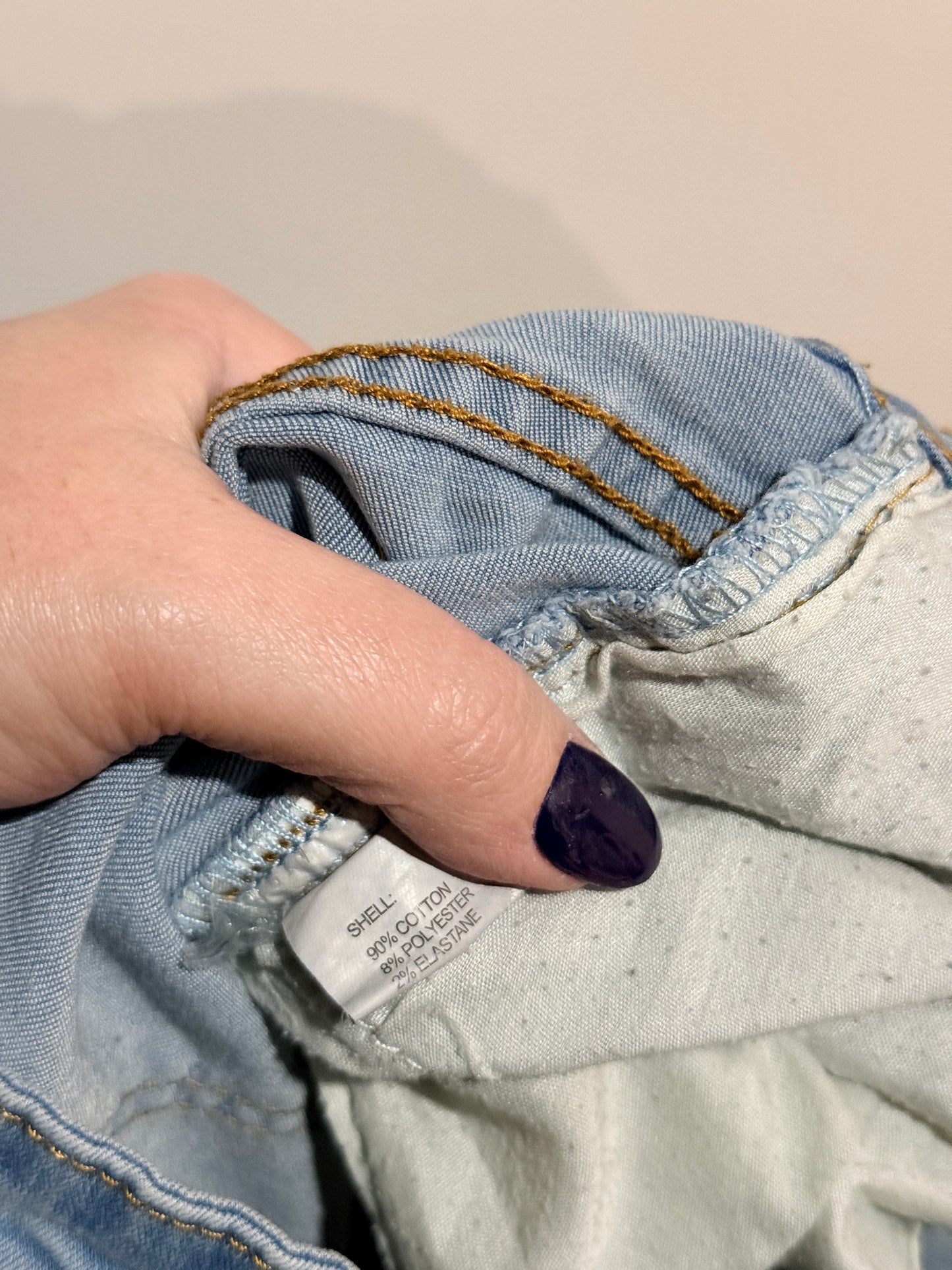 Mirrou Distressed Skinny Jeans Size 8