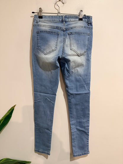 Mirrou Distressed Skinny Jeans Size 8