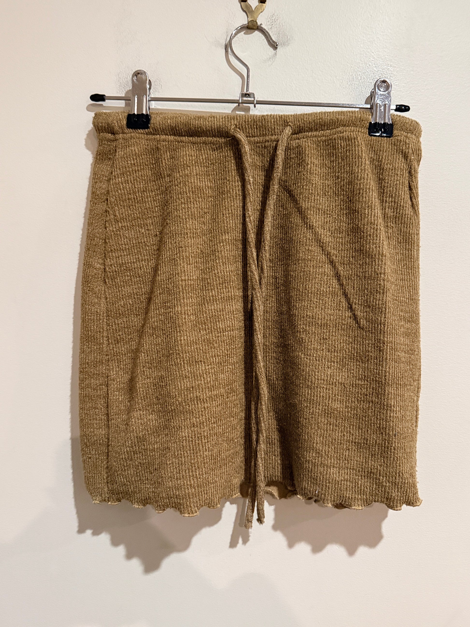 Shein Knit Drawstring Mini Skirt Size XS