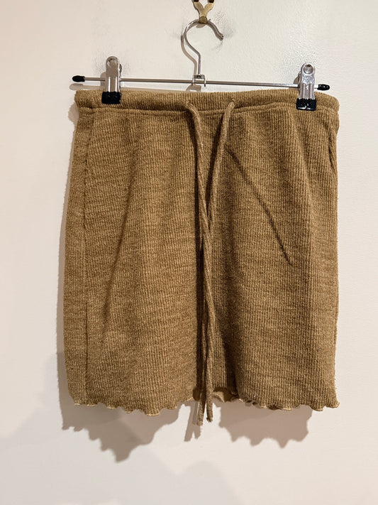 Shein Knit Drawstring Mini Skirt Size XS