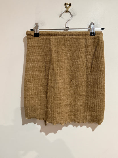 Shein Knit Drawstring Mini Skirt Size XS