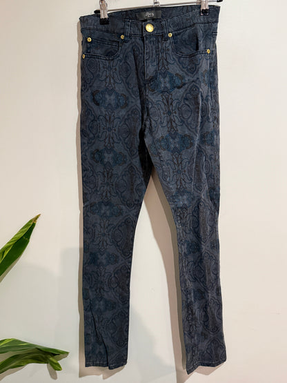 Max Patterned Skinny Jeans Size 8