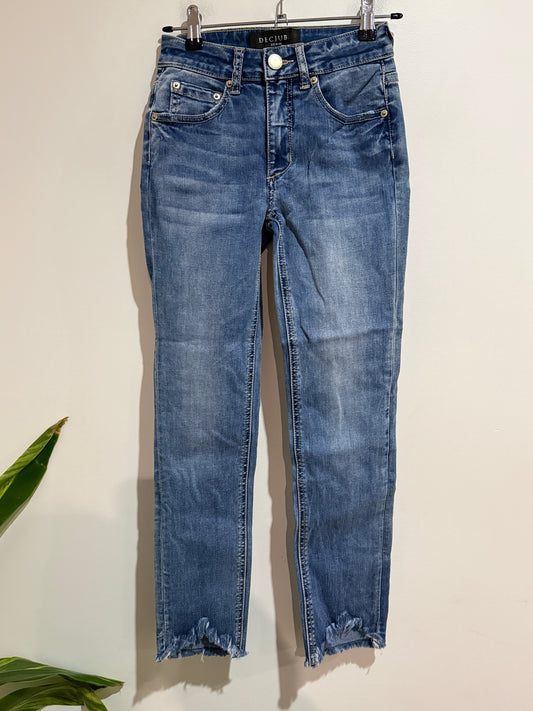 Decjuba Distressed Denim Jeans Size 6