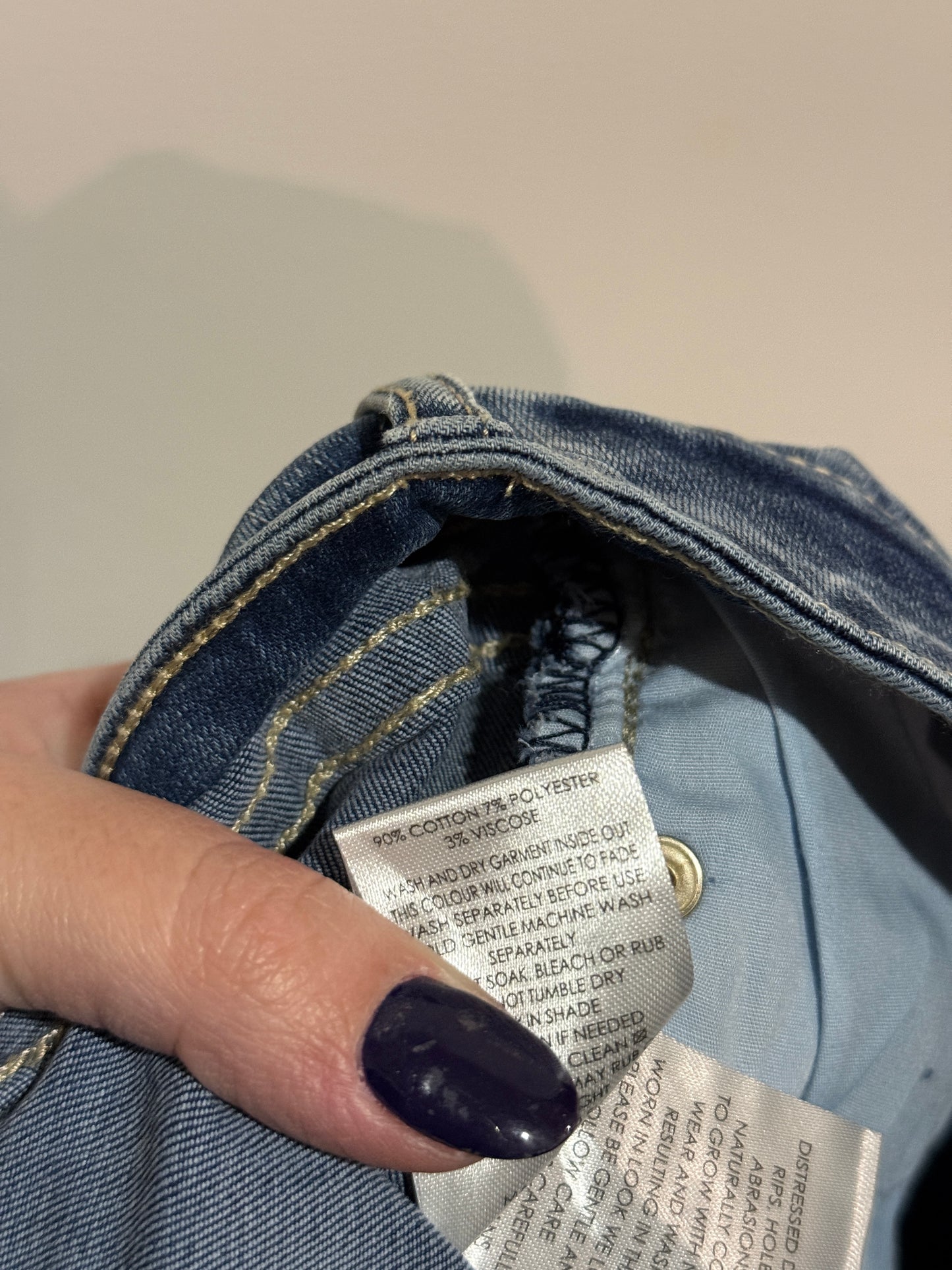 Decjuba Distressed Denim Jeans Size 6