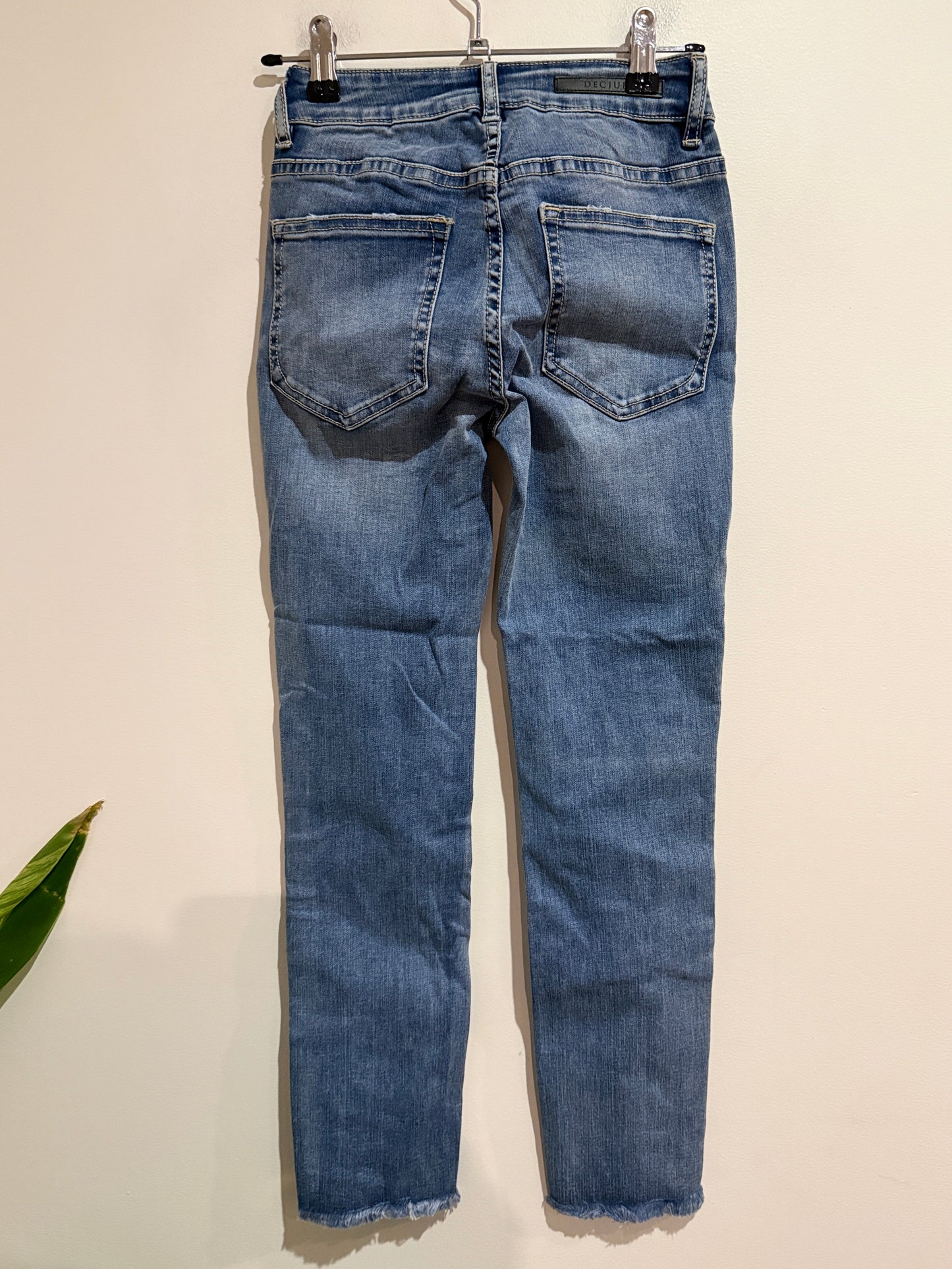 Decjuba Distressed Denim Jeans Size 6
