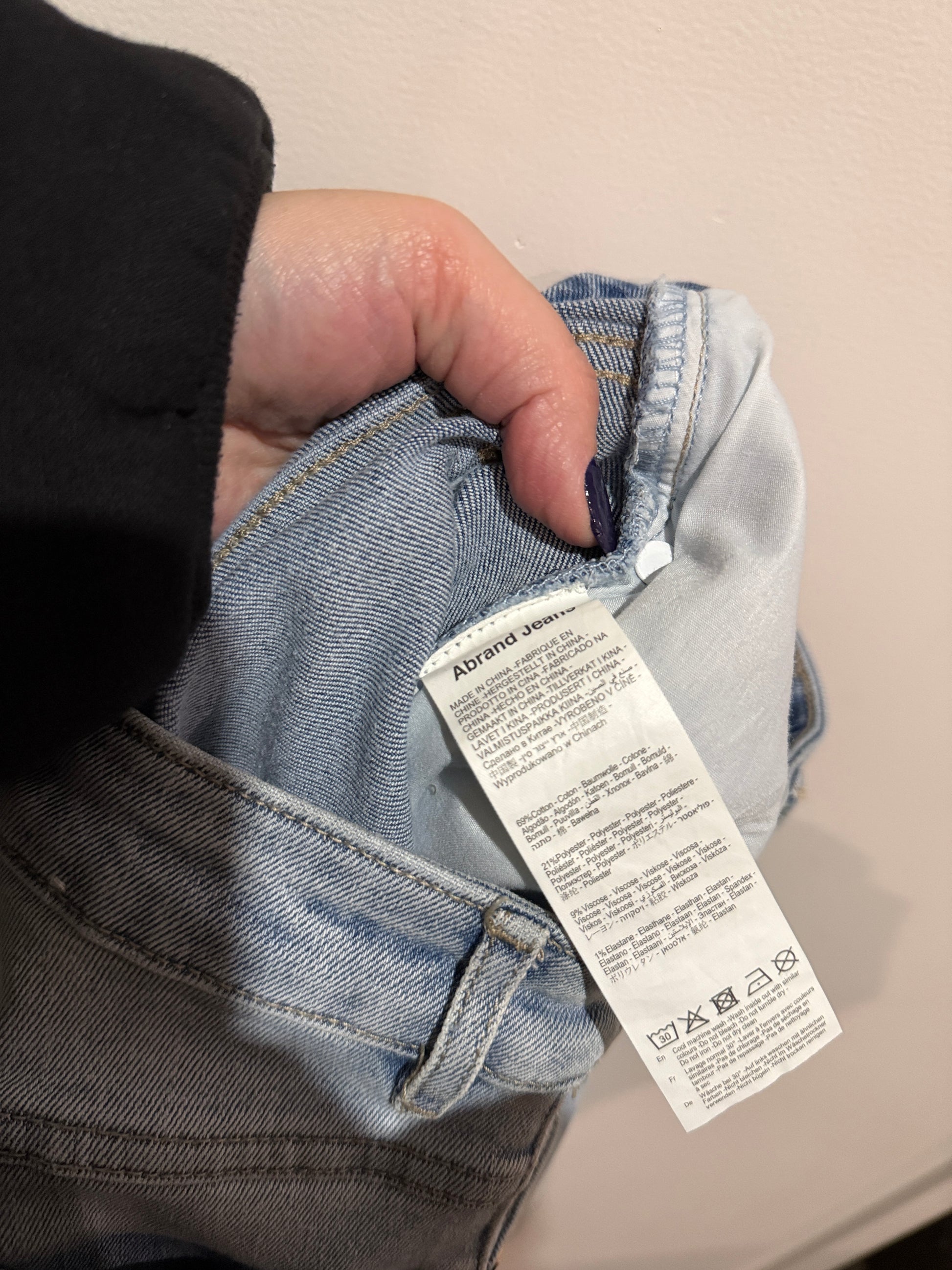 Abrand Jeans High-waisted Skinny Jeans Size 24/AU 6