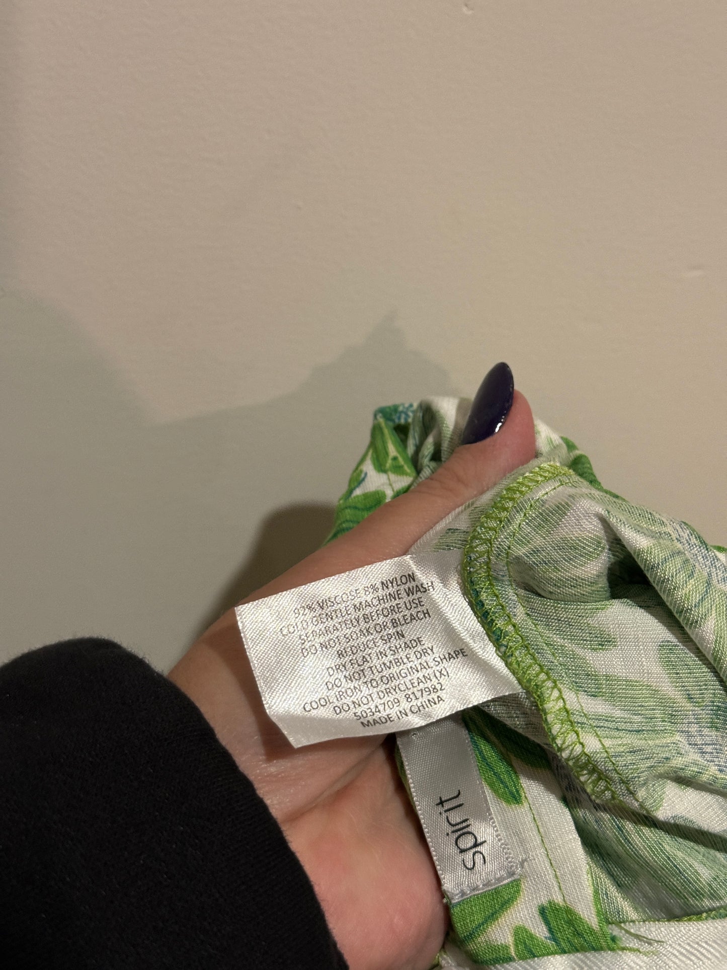 Spirit Botanical Print Skirt Size 14