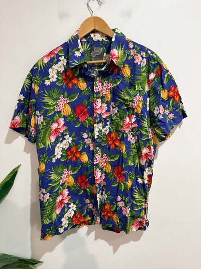 Urban Islander Tropical Print T-shirt Size M