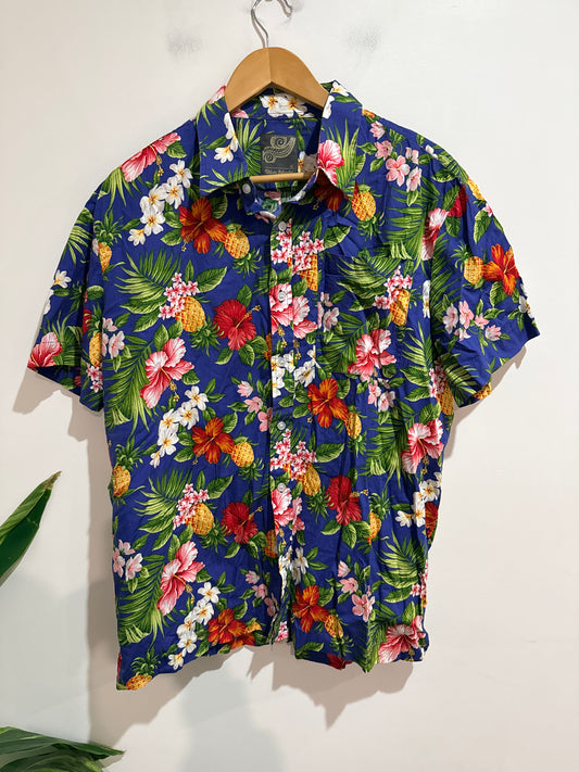 Urban Islander Tropical Print T-shirt Size M