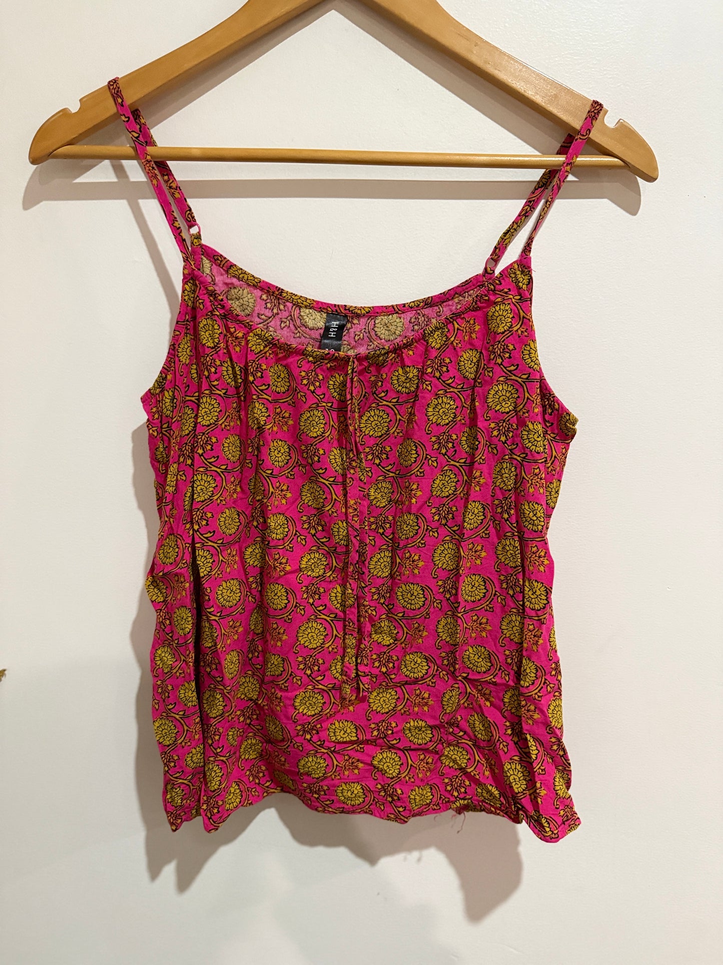 H & H Floral Cami Top Size 12
