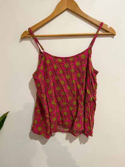 H & H Floral Cami Top Size 12